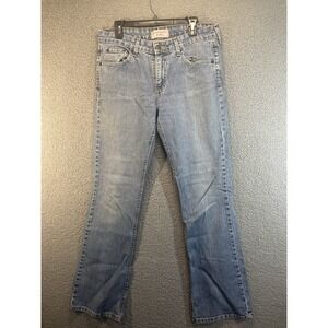 Levis Womens 10 Misses Jeans Stretch Low Rise Bootcut Blue Denim‎